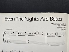 Even The Nights Are Better Sheet Music Air Supply Piano 82 Cherry Lane US SELLER