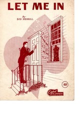 LET ME IN Piano Sheet Music UKE TABS Chord Symbols, Lyrics 1951