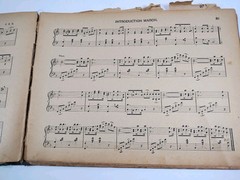 1900 The Cable Organ Method Antique Song Book Chicago Cottage Organ Company Vtg