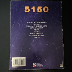 Van Halen 5150 Guitar/Voice Songbook Sheet Music Tabulature Cherry Lane