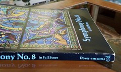 Mahler ~ Symphony No. 8 In Full Score 1989 Dover Publications SC Trade Paperback