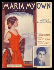 MARIA MY OWN Lecuona 1931 English/Spanish LEO REISMAN Pretty Girl Sheet Music