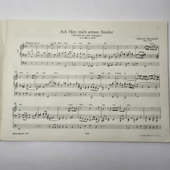 Buxtehude Orgelwerke Vol II Chorale Preludes 1951 Edition Peters #4457 H. Keller