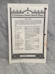 Jesu Joy Of Man’s Desiring Mixed Voices Schirmer&rsquo;s Choral Church Music 1940