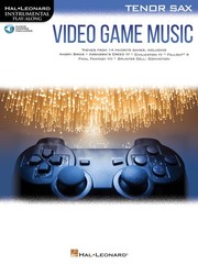 Video Game Music Tenor Sax Solo Theme Sheet Music Play-Along Book Online Audio