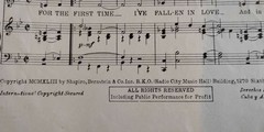 For the First Time – by Charles Tobias, David Kapp – Vintage 1943 sheet music