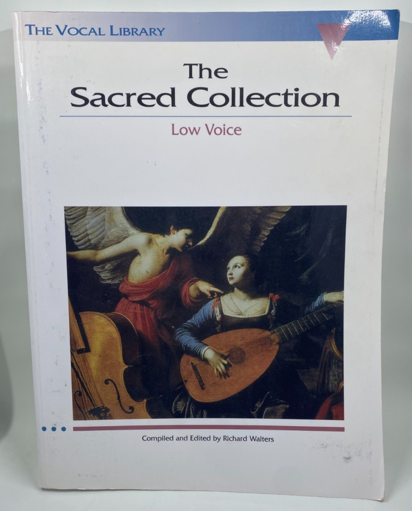SACRED COLLECTION The Vocal Library Low Voice Worship Sheet Music Hal Leonard