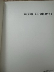 The Cure, Disintegration, Songbook, 1991