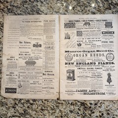 Music & Drama Vol II No. 9 New York, June 3, 1882 32 Pages – 11×16”