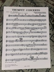 Lot Of 5 Trumpet (Brass) Solos with Piano Accompaniment Sheet Music Books