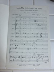 Lord, My God Assist Me Now sheet music Solo Voices SATB Strings,Organ 1958