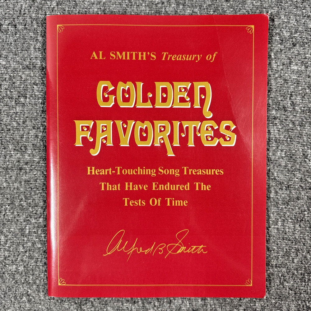 SIGNED Al Smith Treasury of Golden Favorites Gospel Songbook Singspiration