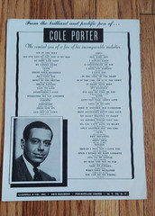 1953 ALLEZ-VOUS-EN GO AWAY Vintage Sheet Music COLE PORTER Can-Can