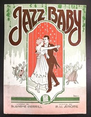 Vintage Jazz Sheet Music Jazz Baby Blanche Merry & MK Jerome Berlin 1919