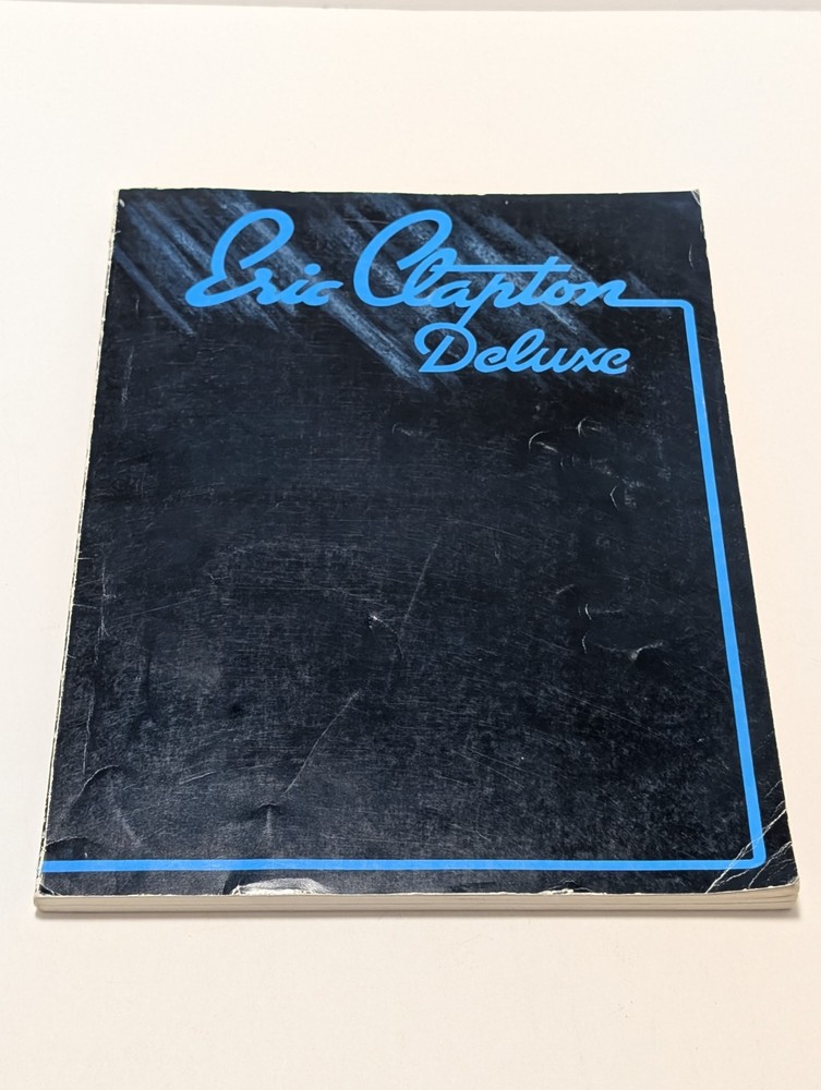 Eric Clapton Deluxe Guitar Piano Music Book (Chappell, 1978) Vintage Very Good