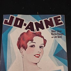 JO-ANNE Sheet Music by Silver, Pinkard, Ward P/V/G 1928 Shapiro Bernstein