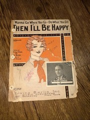 4 VTG Antique Music Sheets Irving Berlin, Inc.1925 Mr. Wonderful Wriggle Wrangle