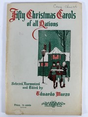 Fifty Christmas Carols of All Nations Eduardo Marzo Vintage Songbook Willis