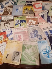 Vintage Early 1940 – 1950s Song Sheet Music lot of 30 Old Standards Show Tunes