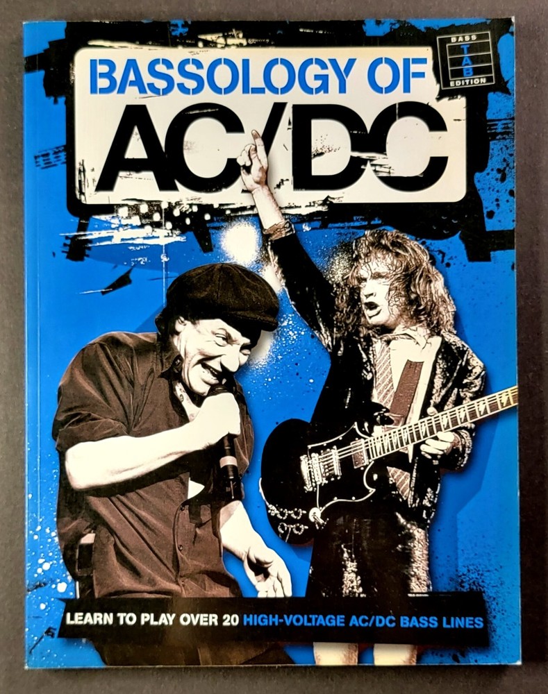 Bassology of AC/DC by Amsco Publications Bass Sheet Music Tabs 2007