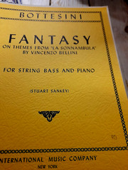 BOTTESINI/ FANTASY FOR STRING BASS AND PIANO AND PIANO