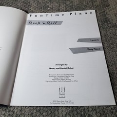 FunTime Piano Rock &lsquo;n Roll Folio by Faber & Faber FJH Music 1990 Piano Level 3