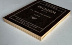 Lot of 2 Miniature Orchestra Scores by Gabriel Faure, Ballade and Requiem
