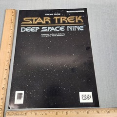Theme from Star Trek Deep Space Nine 1993 Easy Piano Sheet Music Dennis McCarthy
