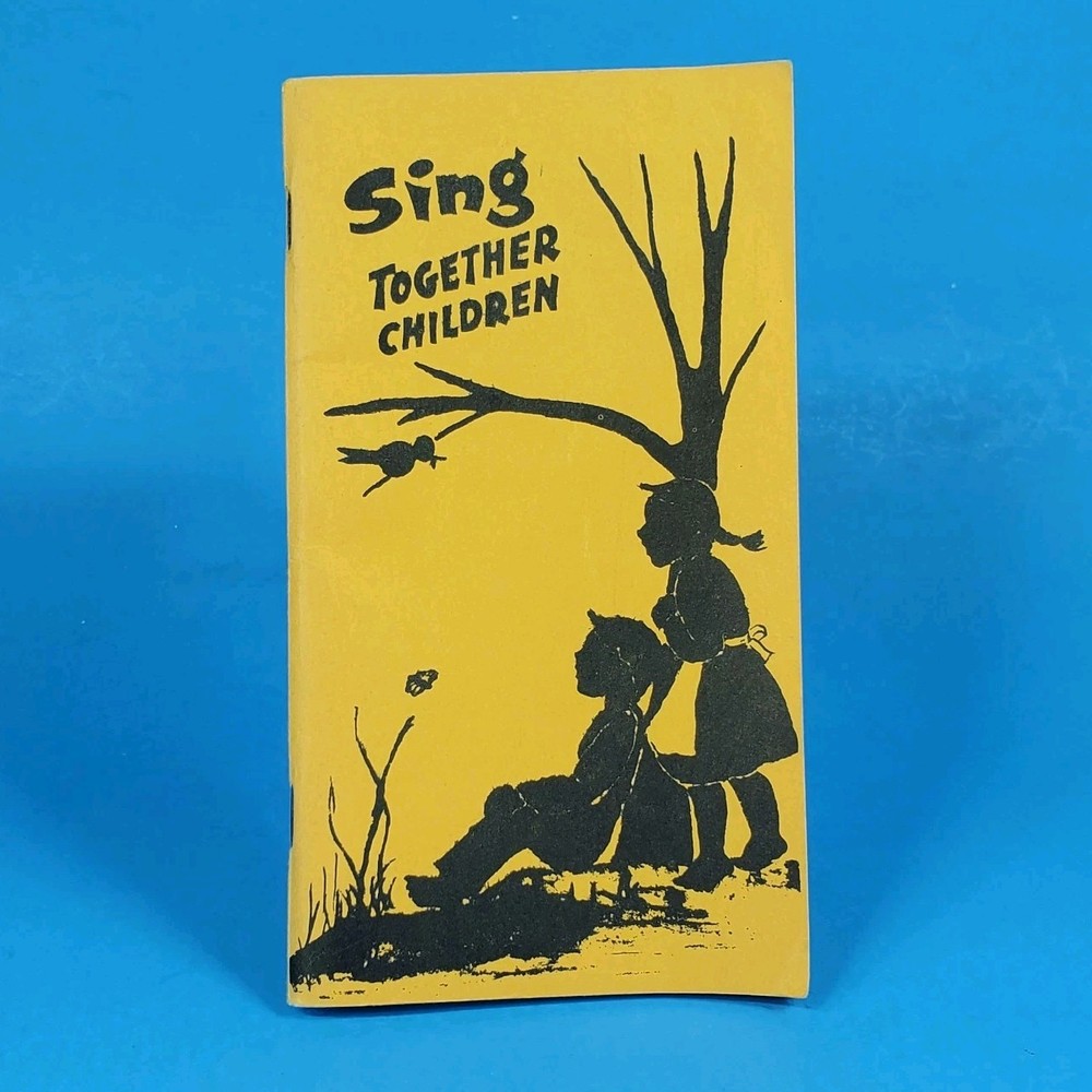 VTG Sing Together Children Song Book 1960 Americana Music World Around Rec Co-op