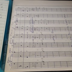 Vintage Passantino Brands Music Writing Book No. 2 Standard Size 32 Pages Used