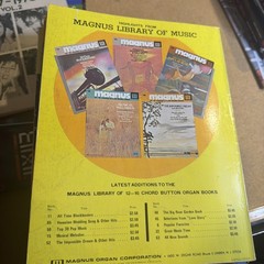 Magnus Chord Organ Songbook 12 – 16 Thick Format 112 Pages Good Condition