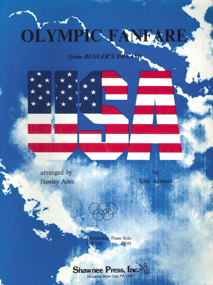 Olympic Fanfare Intermediate Piano Solo Sheet Music Bugler&rsquo;s Dream Arnaud Ades
