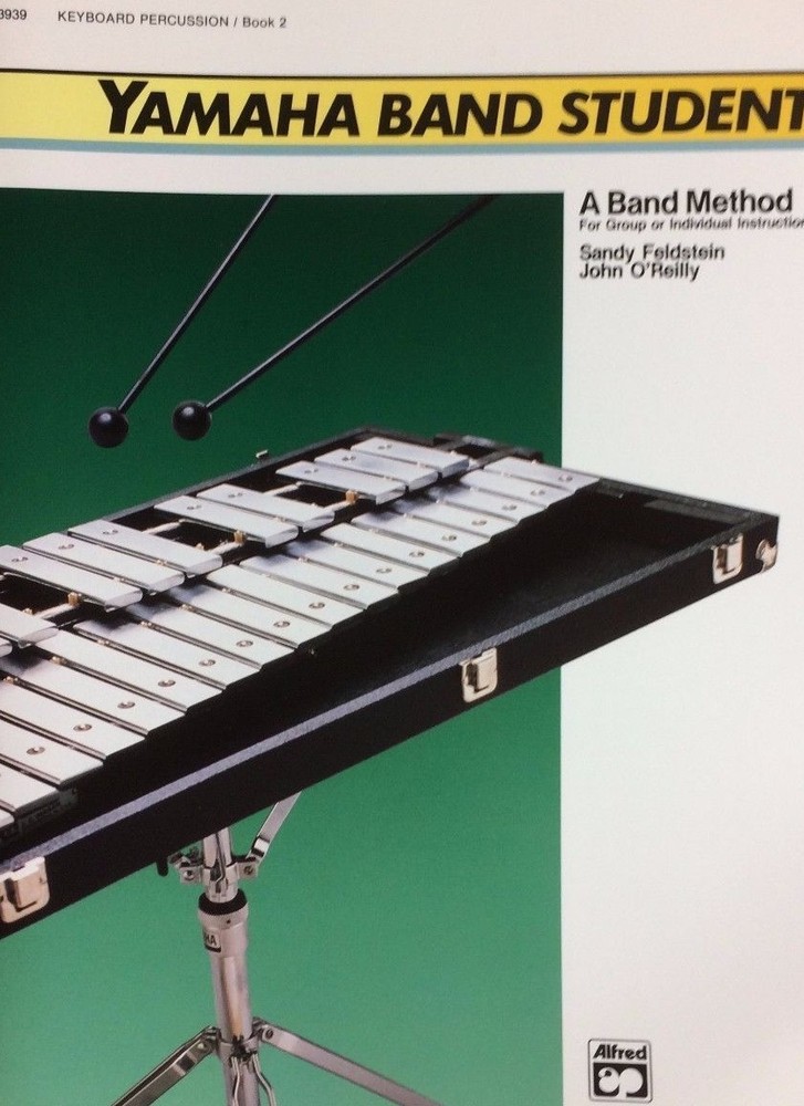 YAMAHA BAND STUDENT KEYBOARD PERCUSSION MUSIC BOOK LEVEL 2 INSTRUCTION BRAND NEW