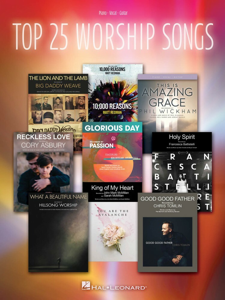 Top 25 Worship Songs Sheet Music Piano Vocal Guitar SongBook NEW 000288610