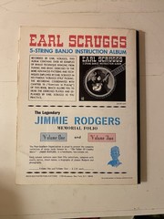 Earl Scruggs and the 5-String Banjo Peer Intl. Instruction Book W/ Insert PB