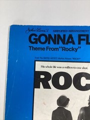 Rocky Theme 1976 Sheet Music Gonna Fly Now Original 1st Ed