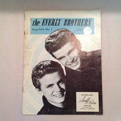 Vtg 1959 Acuff-Rose Trade Paperback The Everly Brothers Song Folio No. 1