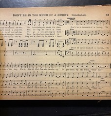 1885 The Sentinel Music Choral Book