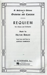 Hector Berlioz Requiem Vocal Score SATB Chorus & Piano Music Book G Schirmer