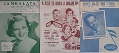 Lot of 40+ 1950s Vintage Sheet Music Pieces – All G or VG Condition