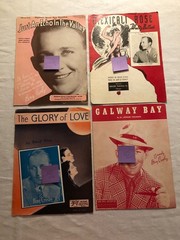 VTG 1930’s-1940’s Bing Crosby Sheet Music Lot of 4