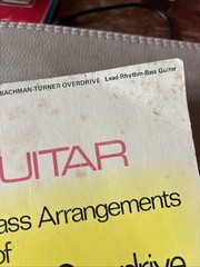 BTO for Guitar Sheet Music Book For Lead-Rhythm-Bass Guitar Copyright 1975