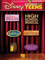 Disney Pop Rock for Teens Women Vocal Sheet Music Hal Leonard Book CD Pack