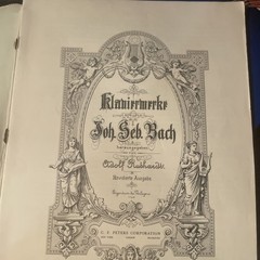 Edition Peters Bach Preludes Song Book