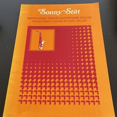 Sonny Stitt Improvised Tenor Saxophone Solos Score Sheet Music Song Book Brass