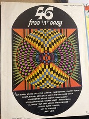 1970’s Classic Hits Songbook 46 Free &lsquo;n&rsquo; Easy Piano Vocal Guitar Very Good Cond