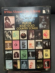 Plus 24 Solid Gold Country Songs 1978 Columbia Easy Piano Sheet Music Vintage.