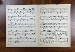 Vintage 1925 Piano & Orchestra Sheet Music “Two Guitars” by Harry Horlick