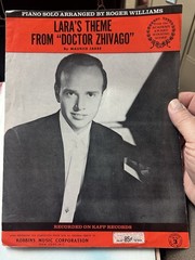 G 1968 Roger Williams Sheet Music DOCTOR ZHIVAGO ‘Lara’s Theme’