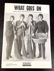 The Beatles « What Goes On » 1965 Sonora Sheet Music (Scandinavia)-3481